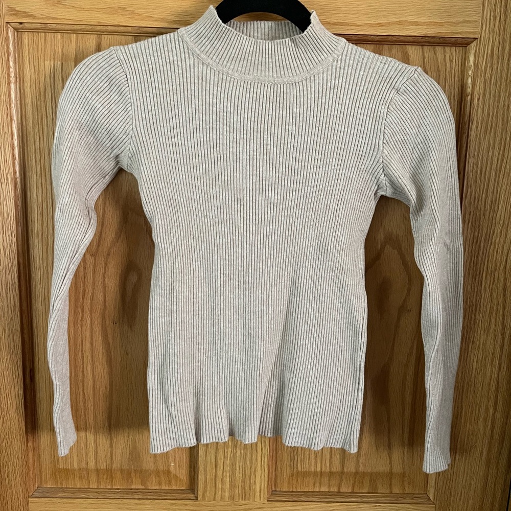 Ribbed Long Sleeve Sweater